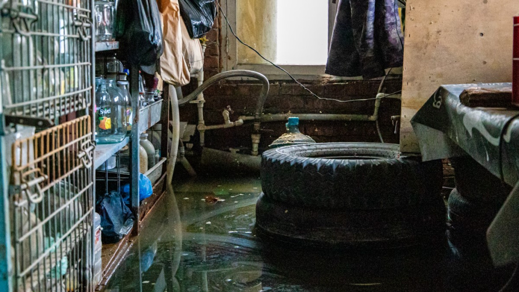 Вода затапливает жилые дома на левобережье Дона