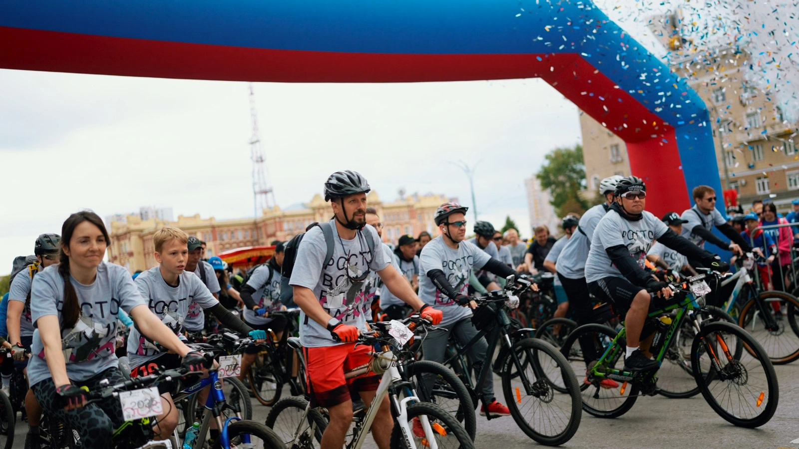 велопарад 2025 в Ростове, кадр пресс-службы партии
