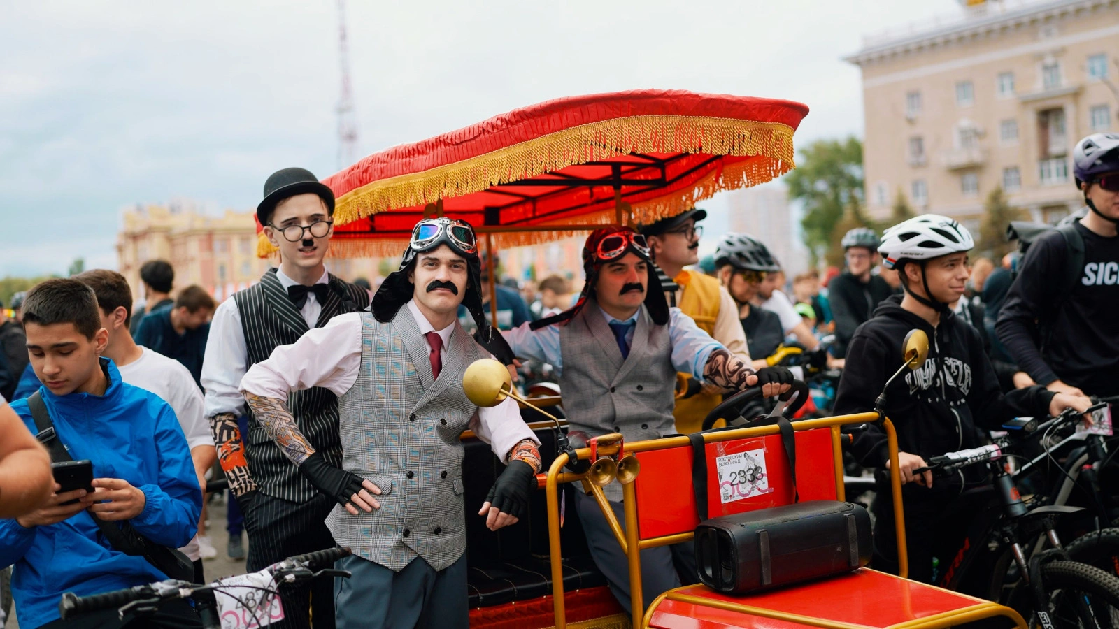 на велопараде 2025 в Ростове, кадр пресс-службы партии