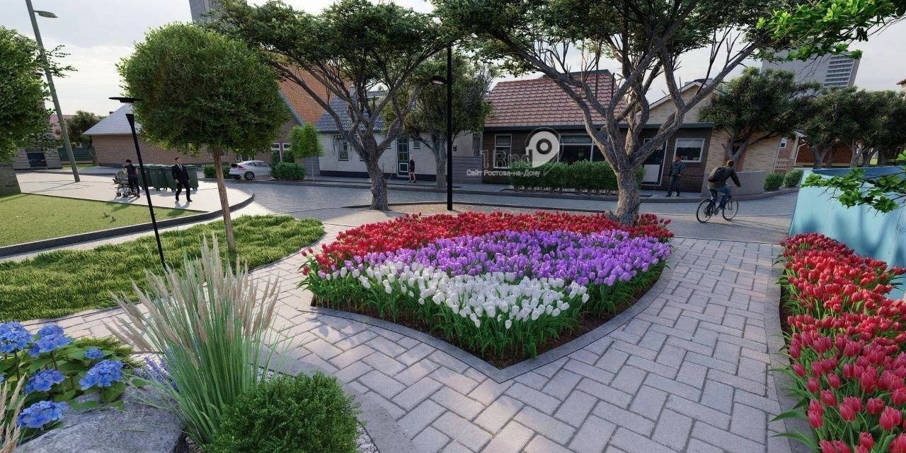 эскизы сквера в Кривошлыковском