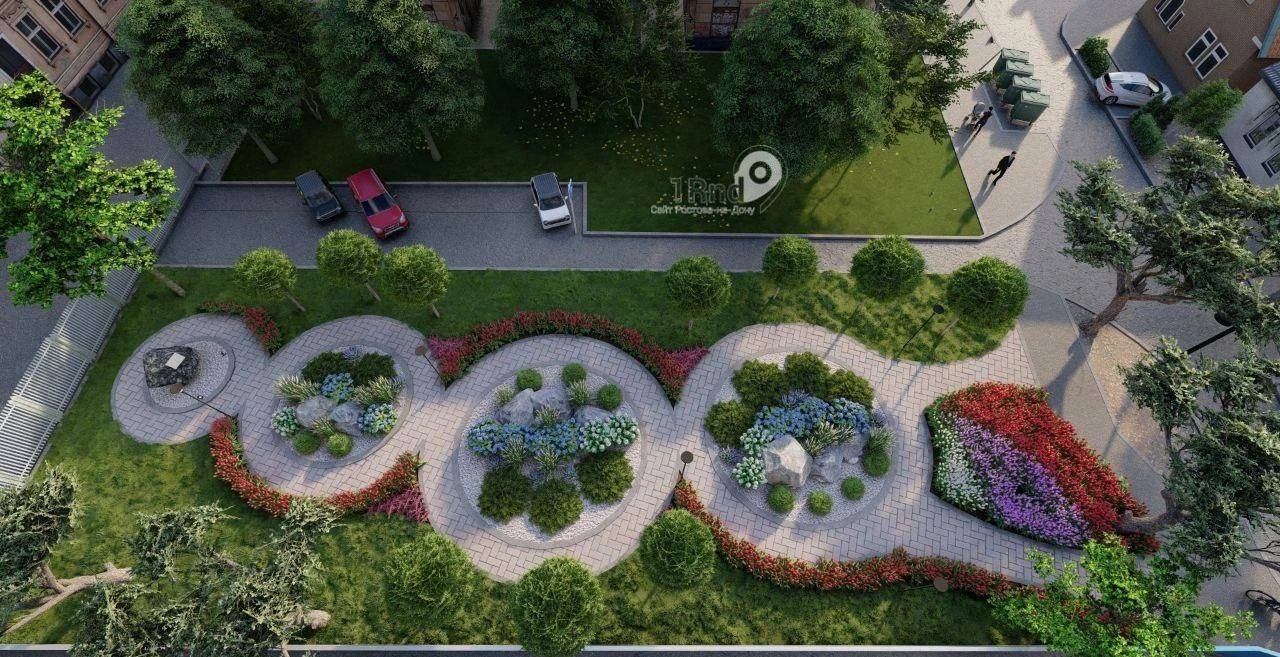 эскизы сквера в Кривошлыковском