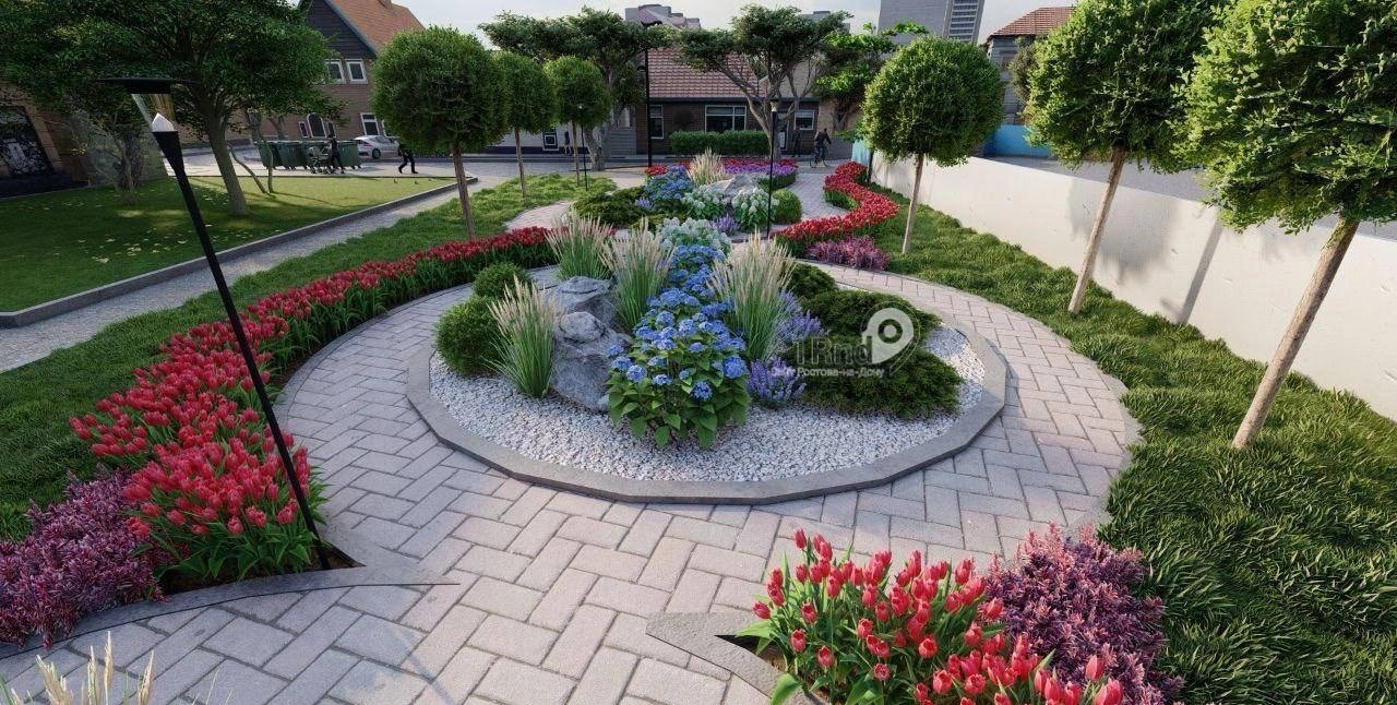 эскизы сквера в Кривошлыковском