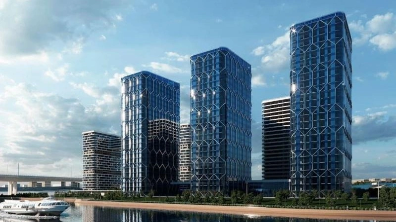 Фото: Эскиз застройки рядом с Ворошиловским мостом