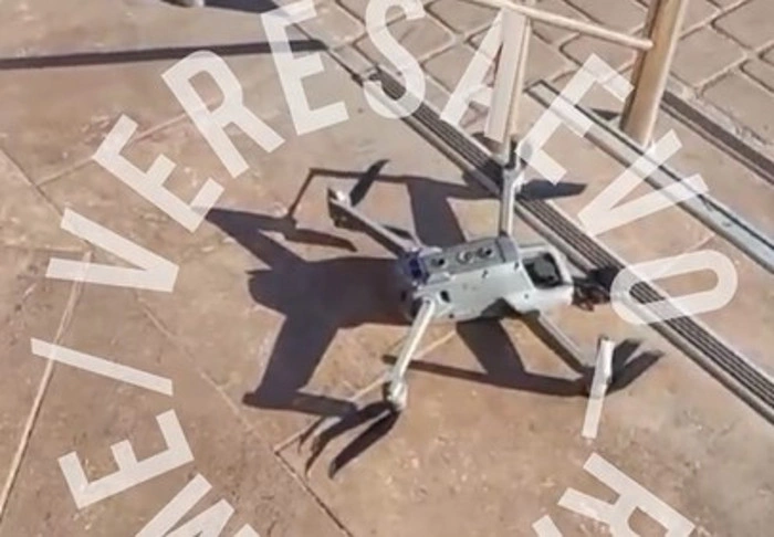 Фото: дрон в ЖК "Вересаево" \\ кадр очевидцев