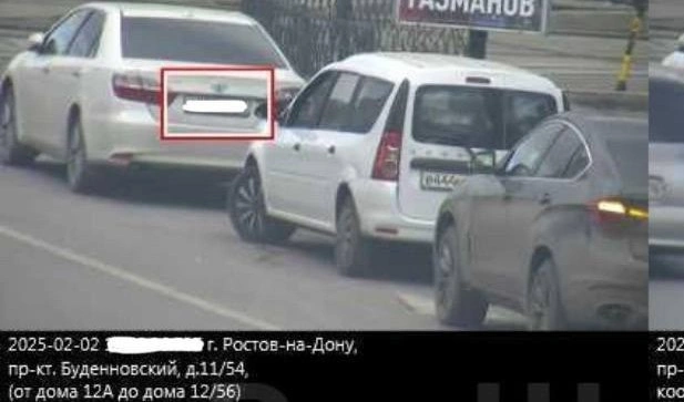 Фото: дорожные каеры начали штраовать за парковку в Ростове, кадр ТГ Ростов Главный