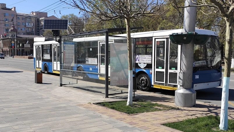 Фото: Троллейбус-гармошка в Ростове, кадр из архива 1rnd