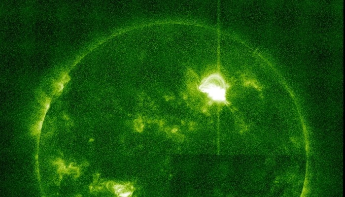 Фото: Вспышка на Солнце, кадр Лаборатории солнечной астрономии