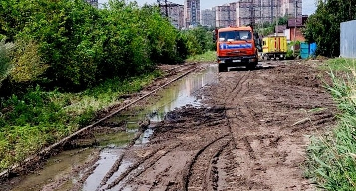 Фото: Техника водоканала на месте коммунальной ЧС, кадр пресс-службы