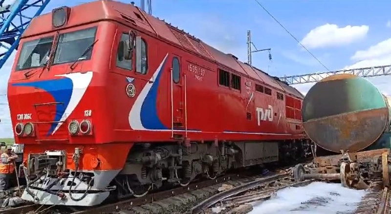 Фото: движение на станции Куберле восстановлено \\ пресс-службы СКЖД