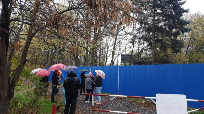 Фото: В Ростове активисты пытаются остановить незаконную вырубку зелёной рощи в районе старого аэропорта // фото 1rnd