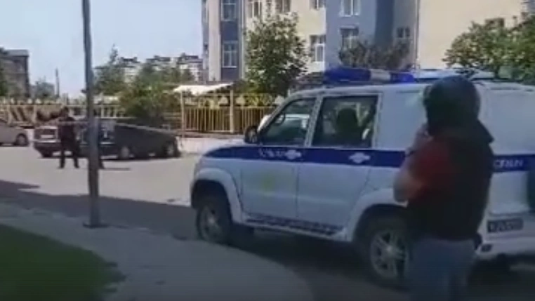 Фото: Оцепление на месте взрыва в Ростове, кадр очевидца