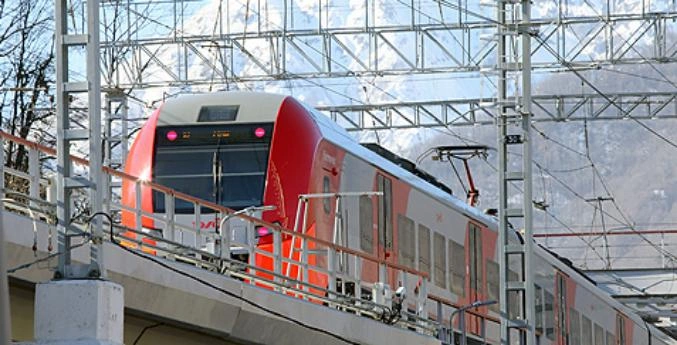 Фото: поезд "Лыжная стрела", кадр РЖД