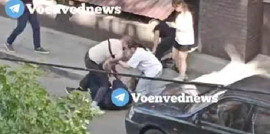 Фото: Драка из-за парковки на Авиамоторном, кадр Voenvednews