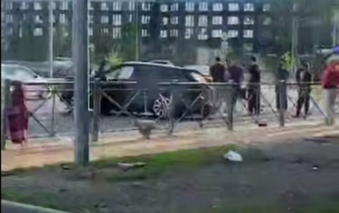 Фото: ДТП на Левобеежной, кадр ТГ Ростов Главный