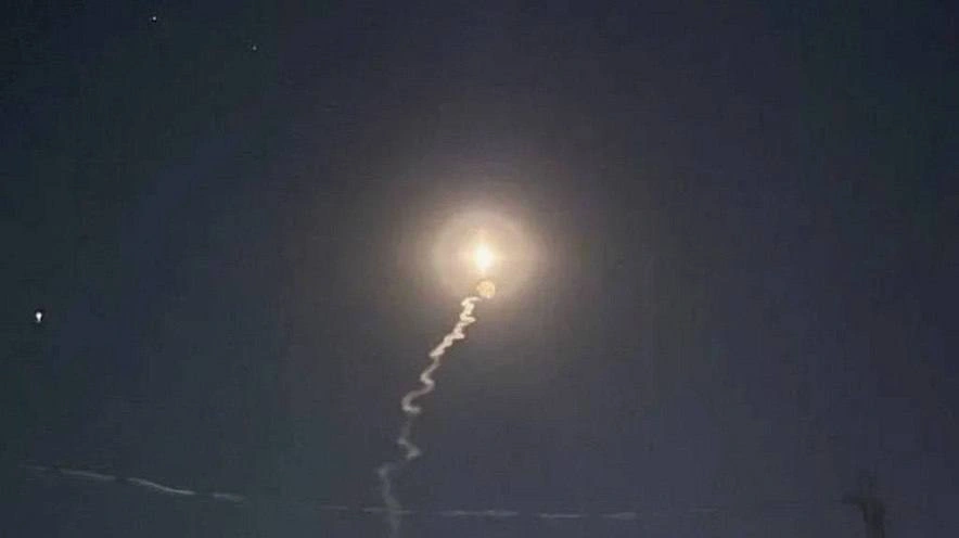 Фото: работа ПВО в Ростовской области // кадр из архива 1rnd