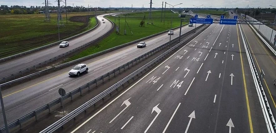 Фото: трасса М-4 "Дон" // кадр из публикаций 1rnd.ru