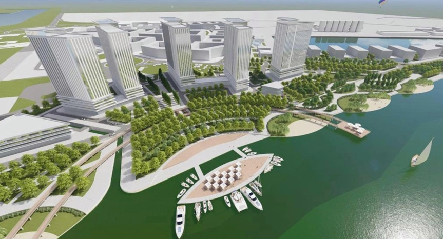 Фото: Альтернативный проект реконструкции зоны возле Ворошиловского моста