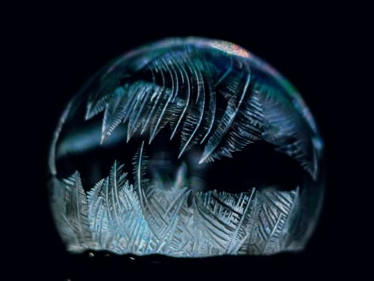 Фото: Снимок был сделан при температуре -12 градусов 