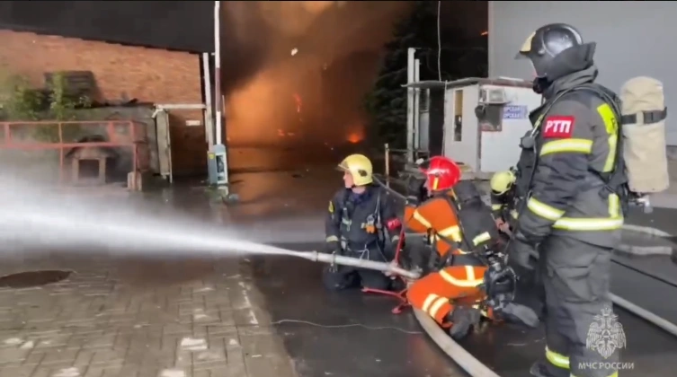 Фото: пожар // скриншот видео МЧС по РО