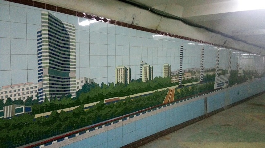 Фото: Мозаичное панно в подземном переходе Ростова, кадр 1rnd