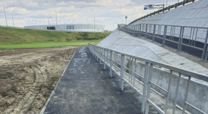 Фото: новый переход появится рядом с гребным каналом Ростова, кадр администрации