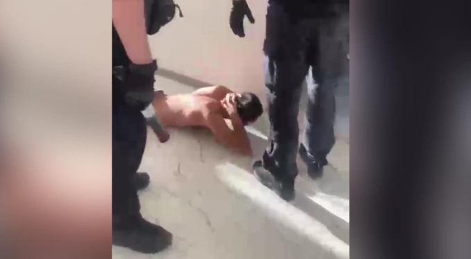 Фото: задержание укравших жвачку, кадр УМВД по Тверской области