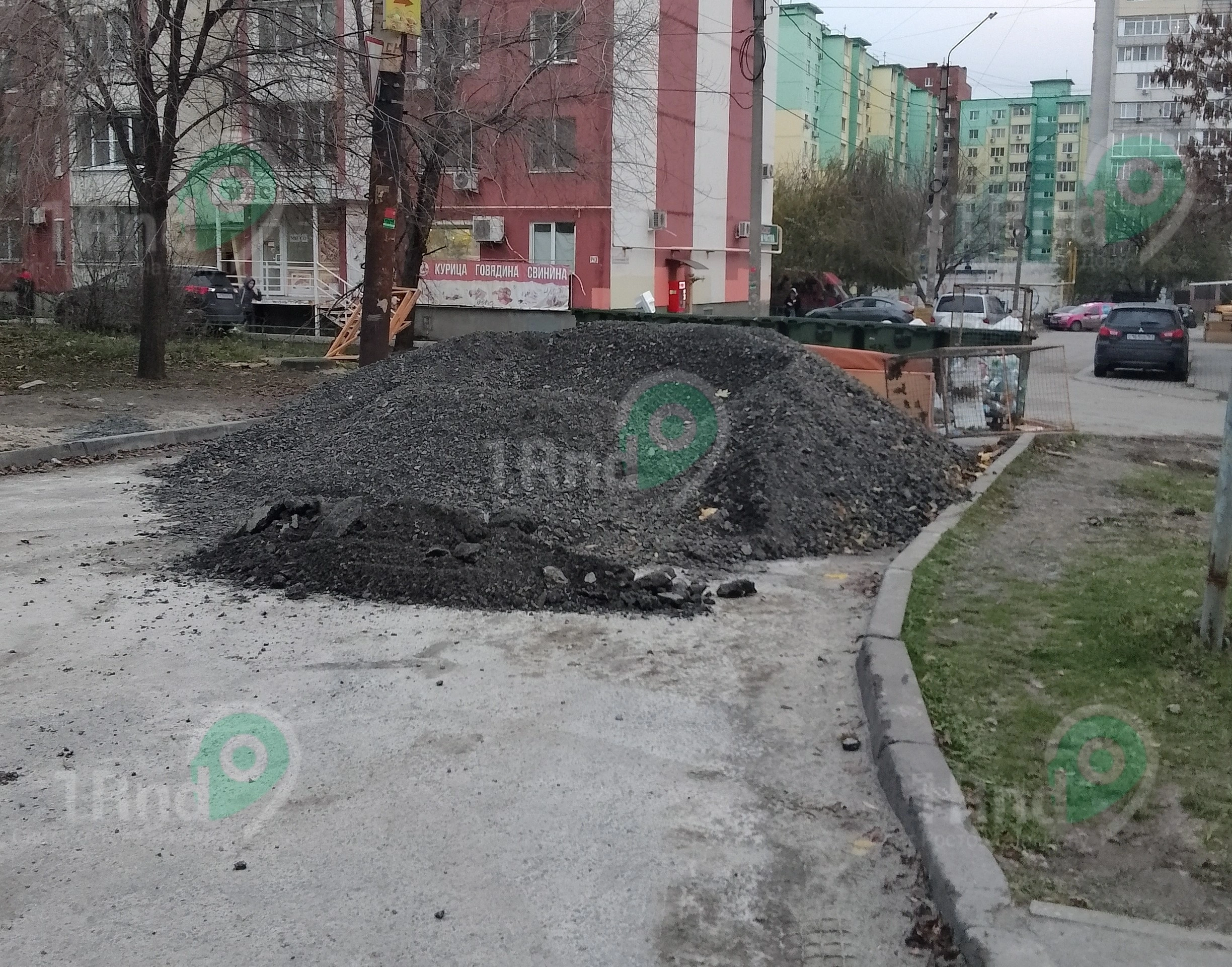 Дорожные работы на 2-й Краснодарской