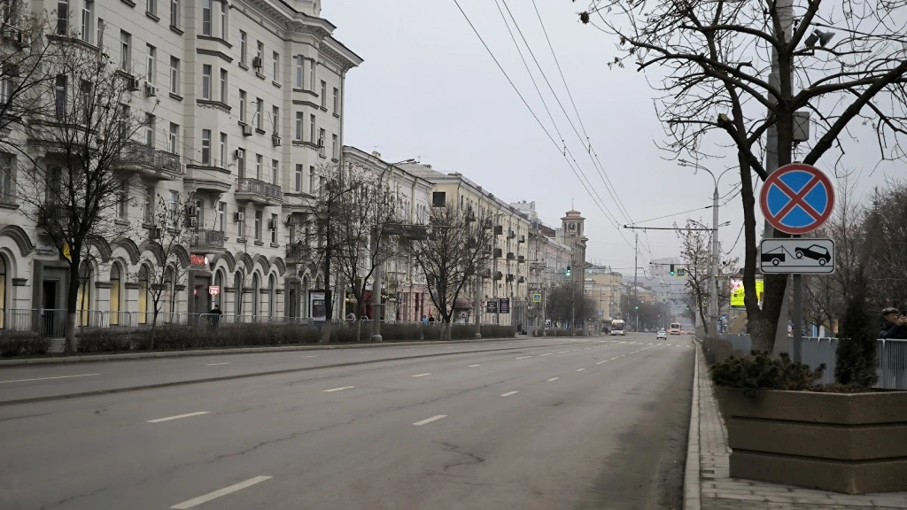 Большая Садовая утром 1 января