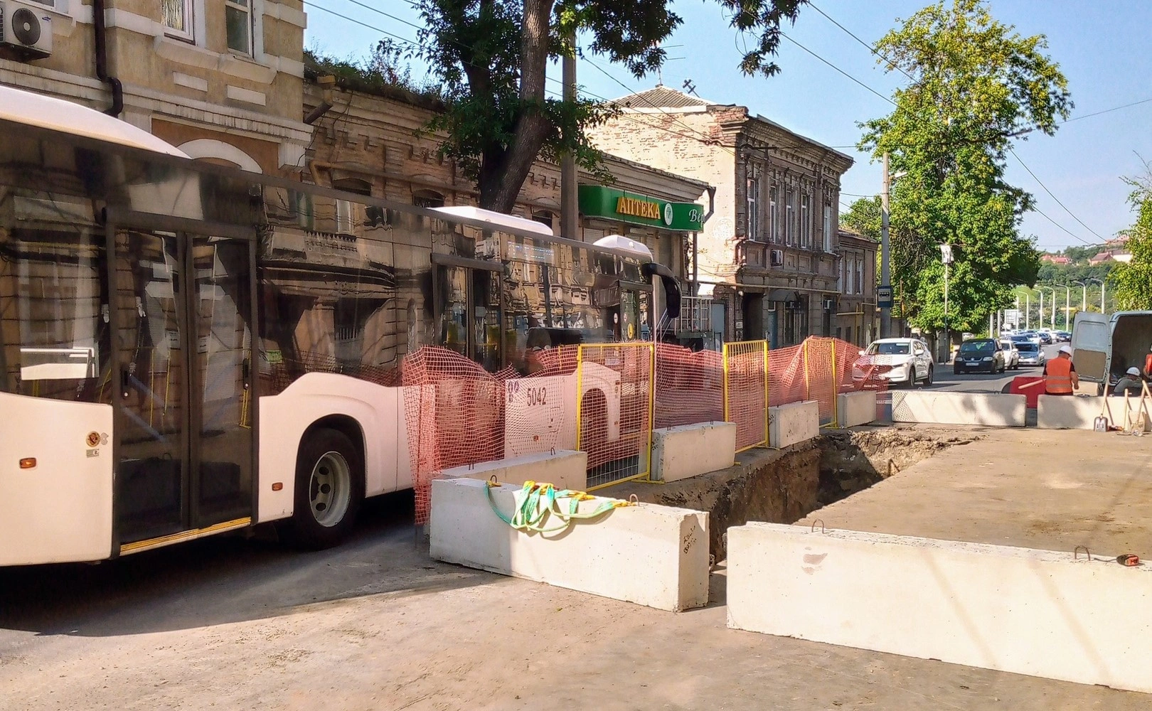 Московская почти перекрыта для транспорта, фото РГТ Московская почти перекрыта для транспорта