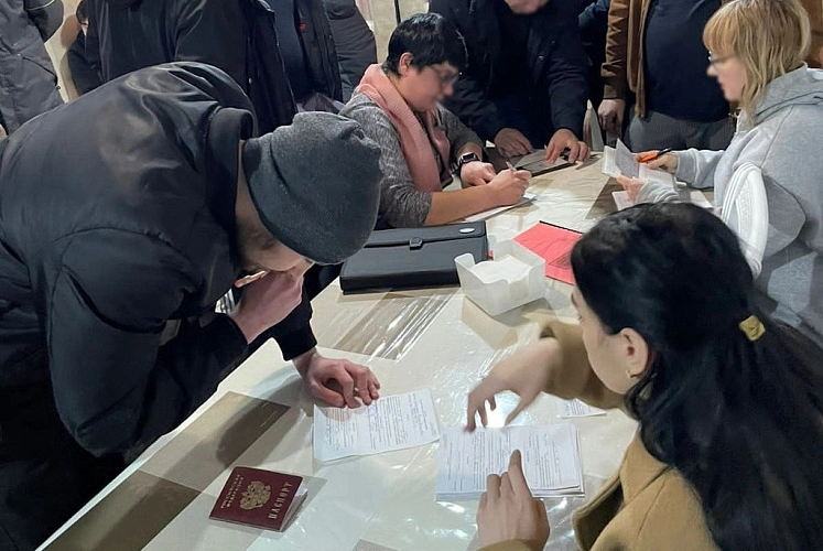 Фото: Постановка на воинский учёт // кадр ВСУ СК РФ по ЮВО