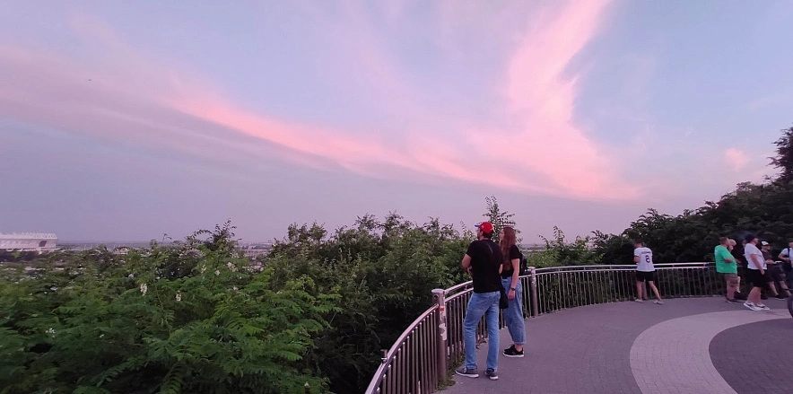 Фото: Розовый закат в Ростове, фото 1rnd