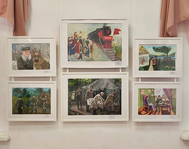 Фото: детская выставка // фото ростовского областного музея ИЗО