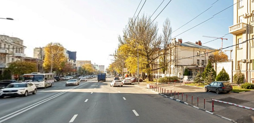 Фото: Квартал на Красноармейской в Ростове, где слышали стрельбу, Яндекс.Карты