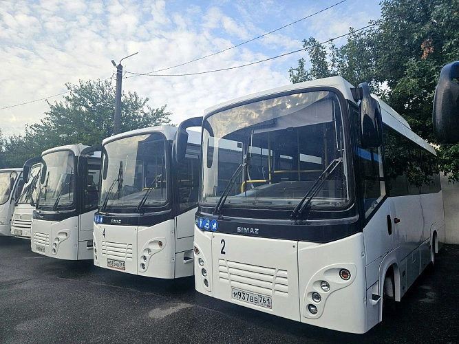 Фото: автобусы в Таганроге, кадр мэрии