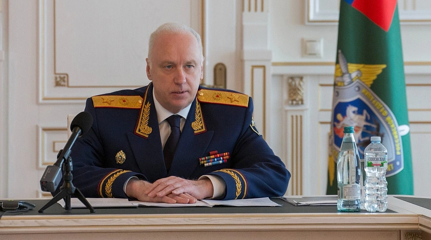 Фото: Глава СКР Александр Бастрыкин, кадр пресс-центра СК