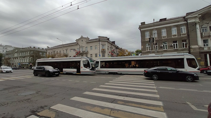 Фото: Трамваи в центре Ростова, кадр 1rnd