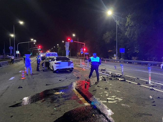 Фото: с места ДТП // фото: УГИБДД Ставропольского края