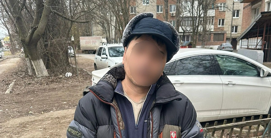 Фото: задержанный в Таганроге беглец // кадр ГУФСИН РФ по РО