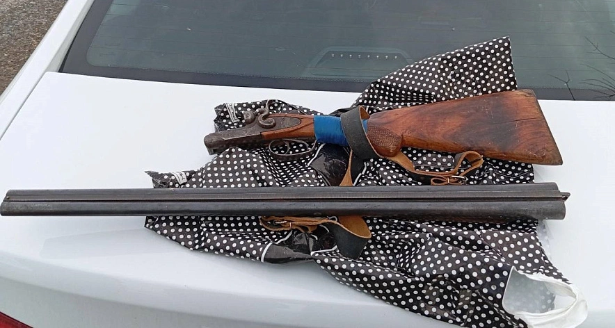 Фото: Изъятое оружие, кадр МВД