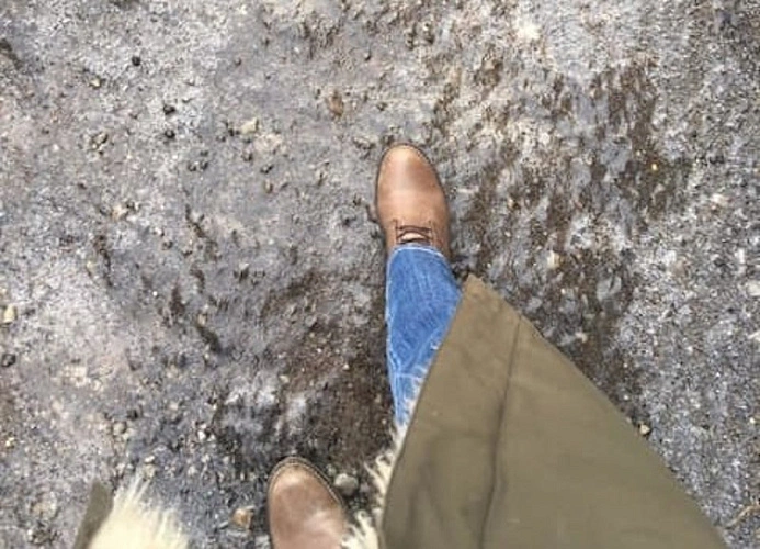 Фото: гололёд в Ростове 11 декабря // кадр 1rnd.ru