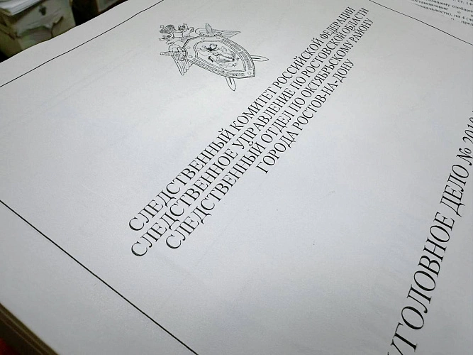 Фото: СУ СК по Ростовской области 