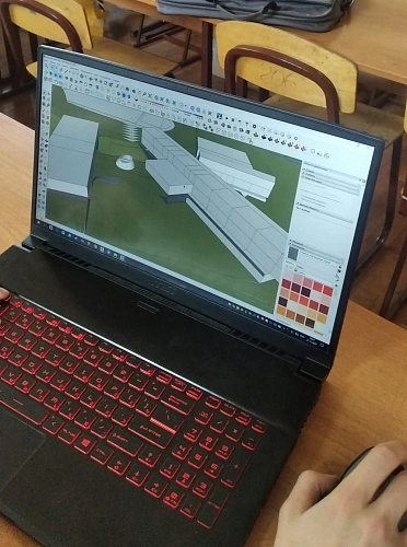 Фото: Студенты ЮФУ создают уникальное образовательное пространство и обновляют Дом культуры в Гуково // фото пресс-центра ЮФУ