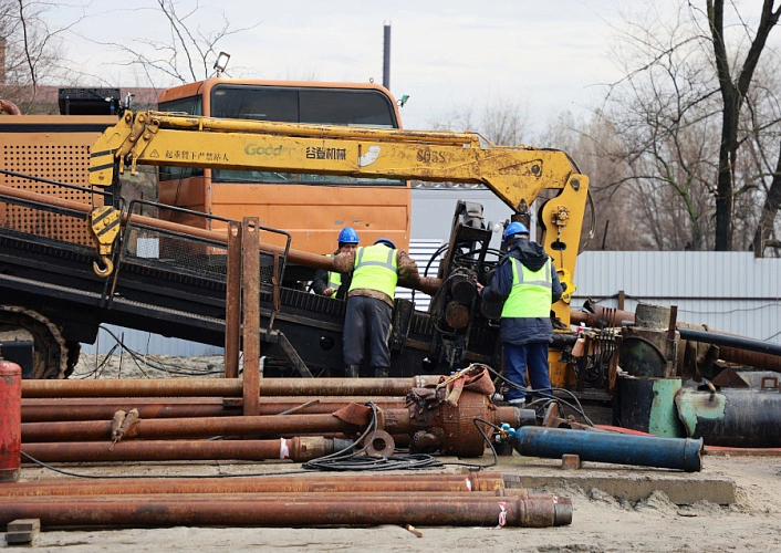Фото: Строительство дублёра коллектора в Ростове // фото с сайта Ростовводоканала
