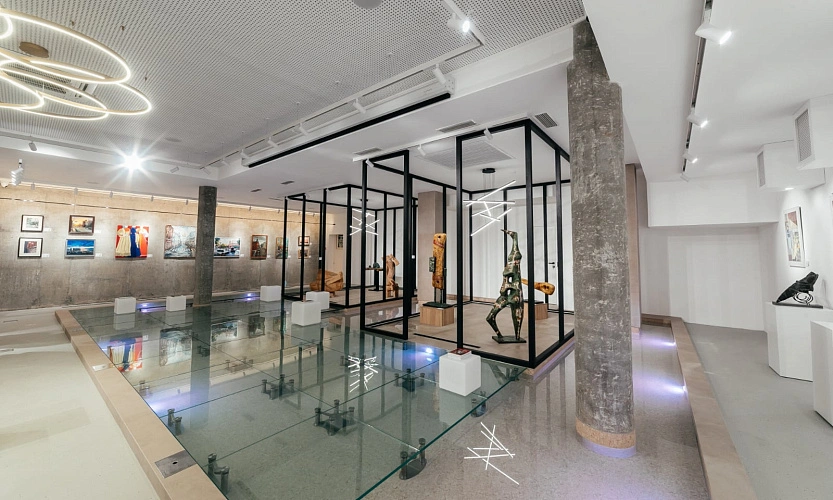 Фото: экспозиционный зал // фото центра "Степь"