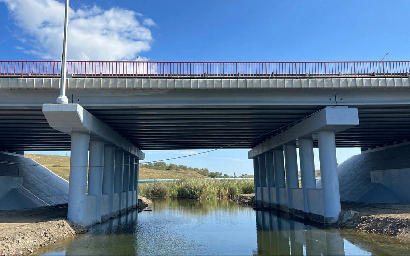 Фото: отремонтированный мост \\ фото минтранса РО
