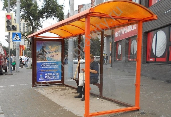 Фото: остановка в Ростове // кадр 1rnd.ru