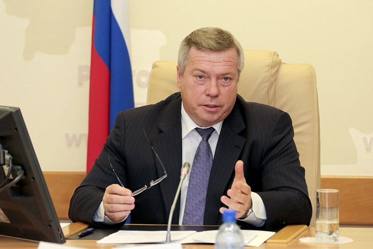 Фото: Губернатор Ростовской области Василий Голубев, кадр из ТГ Голубева