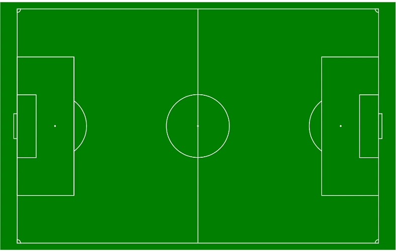 Фото: схема футбольного поля \\ кадр из публикаций 1rnd.ru