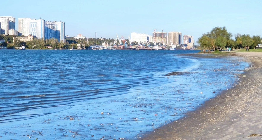 Фото: уровень воды в Дону в Ростове, кадр 1rnd