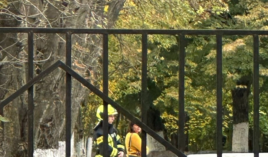 Фото: Эвакуация школ в Аксае // кадр 1rnd.ru